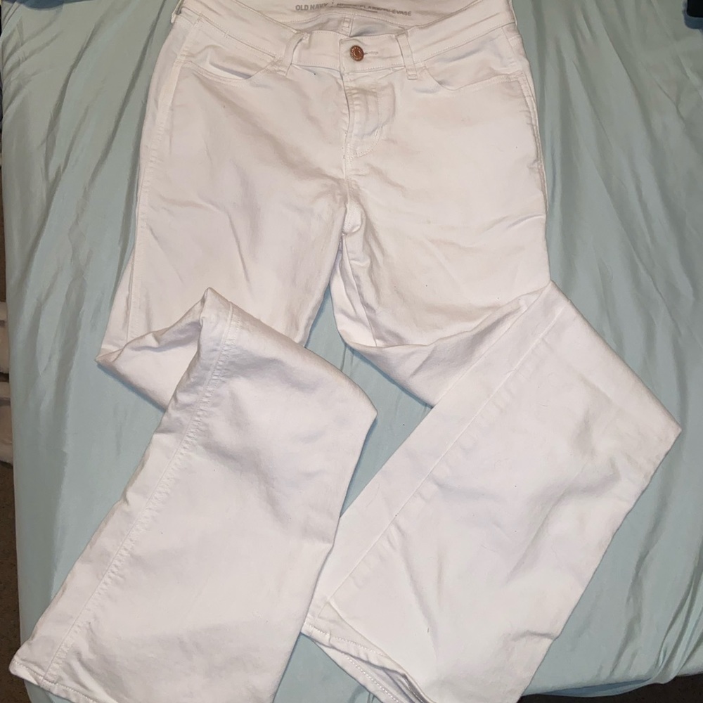 Old Navy White Bell Bottoms